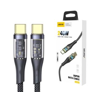 Aspor A153 Type C To Type C Fast Charging data Cable