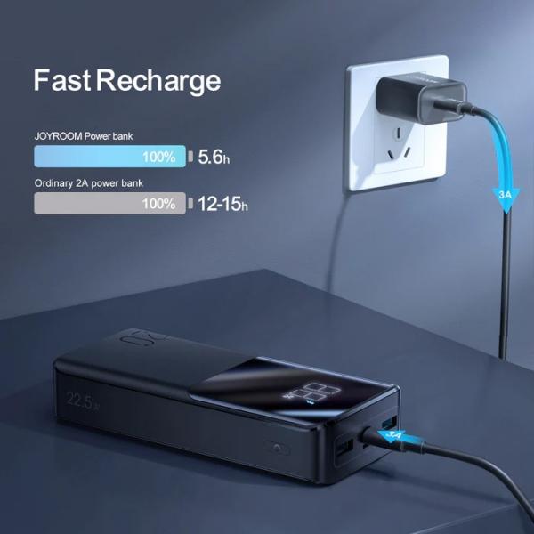 Joyroom Jr-qp192 fast charging Power Bank 20000mah