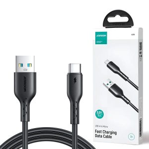 Joyroom (sa26-ac3) 3a Usb-a To Type-c Fast Charging Data Cable 1m Black
