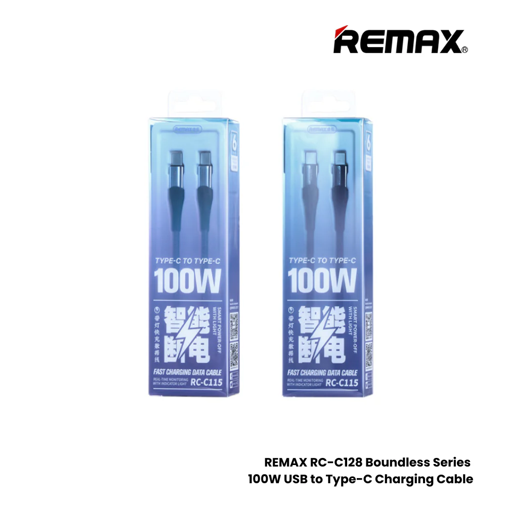 REMAX Type-C to Type-C Fast Charging Auto Power Off Charging Data Cable