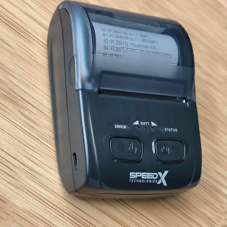 SpeedX Mini Thermal Receipt Printer Bt500m Bluetooth