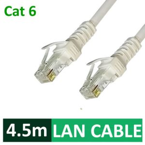 lan 4 . 5 meters white cable in Pakistan