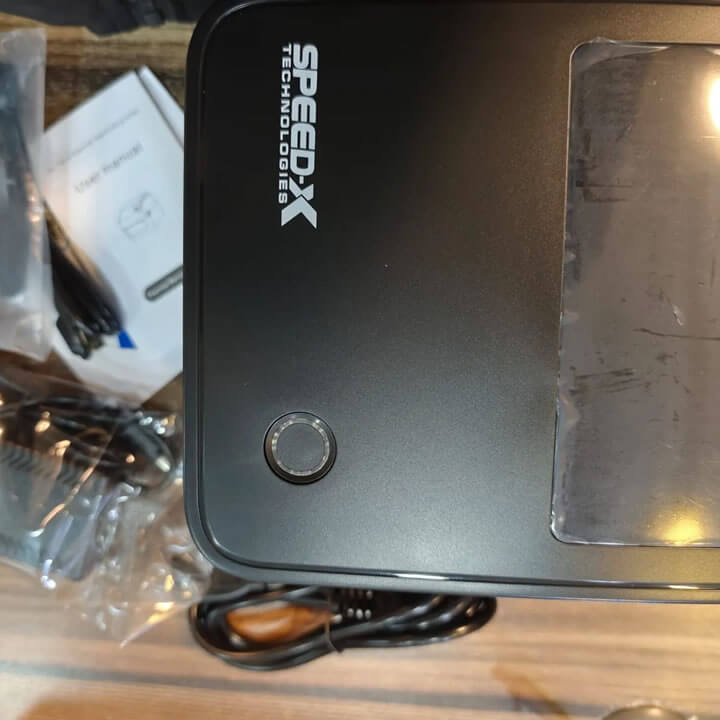 speedx 700u label printer button side pic