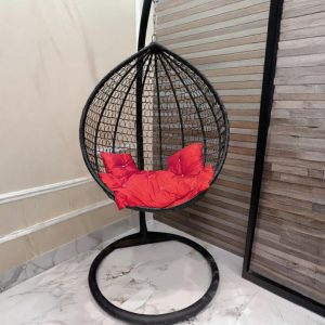 swing jhoola egg chair with cushions جھولا