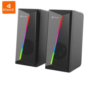 Kisonli X30 Gaming Usb 2.0 Speaker With Rgb Light