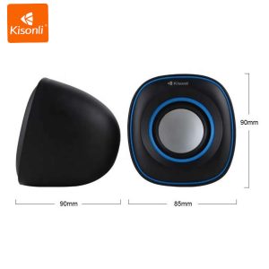 kisonli v350 speaker for pc computer laptop dimensions