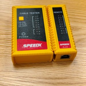 Speedx 368a Network Cable Tester Line Checker With Led Indicator - RJ45 - in Pakistan