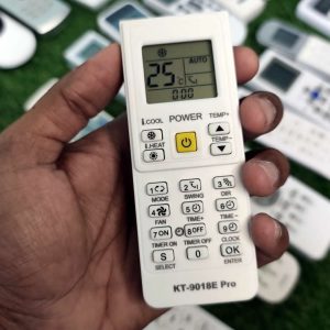 Universal AC Remote Control - for Inverter & Cool Models - Heat & Cool - KT9018E with Brand Code List - Online
