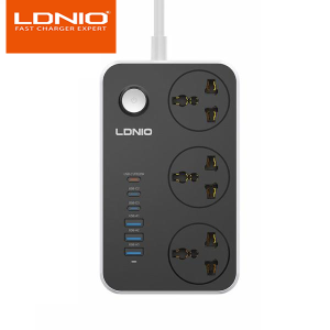 Ldnio Sc3604c 2500w Power Extension 3 Socket
