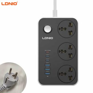 Ldnio Sc3604c 2500w Power Extension 3 Socket - Power Strip Price in Pakistan